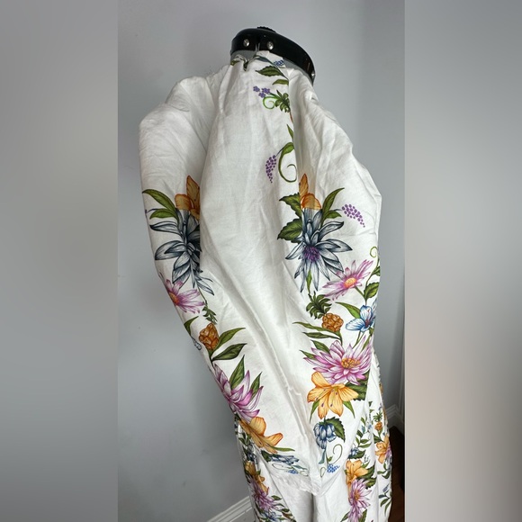 Farm Rio Sweet Bloom Dreamscape Cotton Shirtdress - Picture 11 of 15